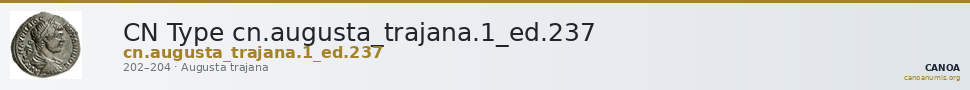 CN Type cn.augusta_trajana.1_ed.237 — CANOA