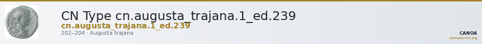 CN Type cn.augusta_trajana.1_ed.239 — CANOA