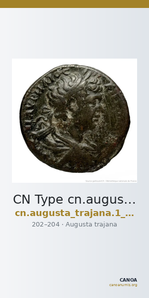 CN Type cn.augusta_trajana.1_ed.246 — CANOA
