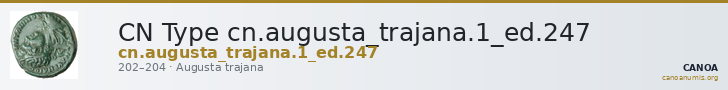 CN Type cn.augusta_trajana.1_ed.247 — CANOA