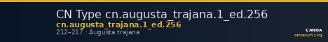 CN Type cn.augusta_trajana.1_ed.256 — CANOA
