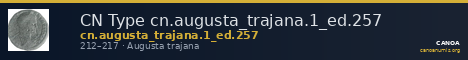 CN Type cn.augusta_trajana.1_ed.257 — CANOA