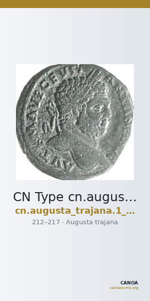 CN Type cn.augusta_trajana.1_ed.259 — CANOA