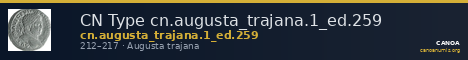CN Type cn.augusta_trajana.1_ed.259 — CANOA
