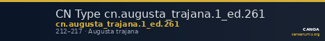 CN Type cn.augusta_trajana.1_ed.261 — CANOA