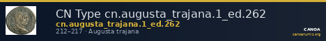 CN Type cn.augusta_trajana.1_ed.262 — CANOA
