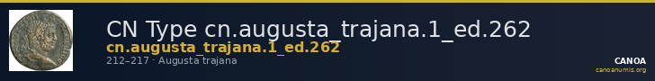 CN Type cn.augusta_trajana.1_ed.262 — CANOA