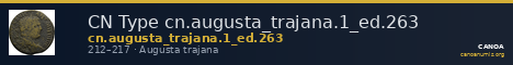 CN Type cn.augusta_trajana.1_ed.263 — CANOA