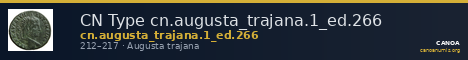 CN Type cn.augusta_trajana.1_ed.266 — CANOA