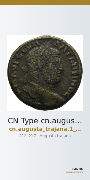 CN Type cn.augusta_trajana.1_ed.269 — CANOA