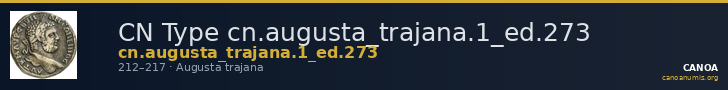 CN Type cn.augusta_trajana.1_ed.273 — CANOA