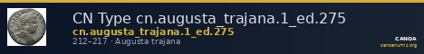 CN Type cn.augusta_trajana.1_ed.275 — CANOA