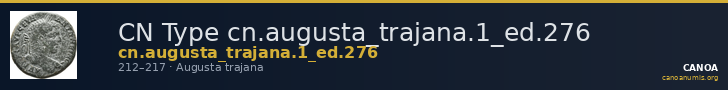 CN Type cn.augusta_trajana.1_ed.276 — CANOA