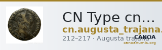 CN Type cn.augusta_trajana.1_ed.285 — CANOA