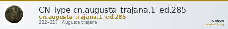 CN Type cn.augusta_trajana.1_ed.285 — CANOA