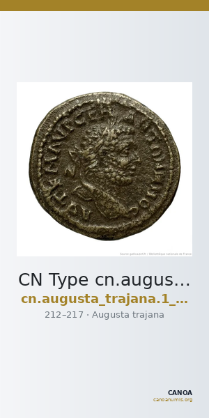 CN Type cn.augusta_trajana.1_ed.287 — CANOA