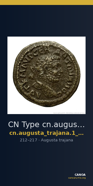 CN Type cn.augusta_trajana.1_ed.287 — CANOA