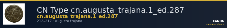 CN Type cn.augusta_trajana.1_ed.287 — CANOA