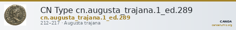 CN Type cn.augusta_trajana.1_ed.289 — CANOA