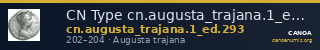 CN Type cn.augusta_trajana.1_ed.293 — CANOA