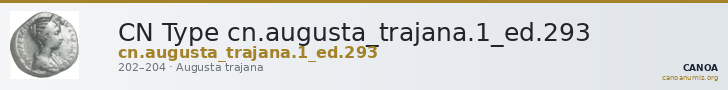 CN Type cn.augusta_trajana.1_ed.293 — CANOA