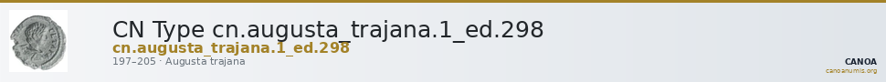 CN Type cn.augusta_trajana.1_ed.298 — CANOA