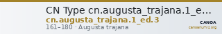 CN Type cn.augusta_trajana.1_ed.3 — CANOA