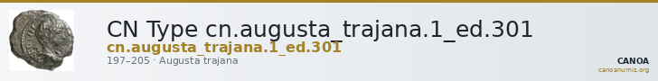CN Type cn.augusta_trajana.1_ed.301 — CANOA