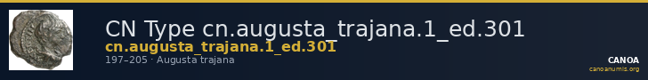 CN Type cn.augusta_trajana.1_ed.301 — CANOA