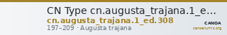 CN Type cn.augusta_trajana.1_ed.308 — CANOA