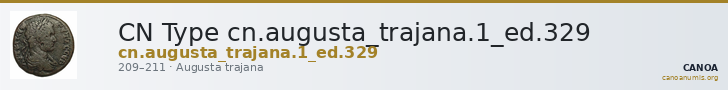 CN Type cn.augusta_trajana.1_ed.329 — CANOA