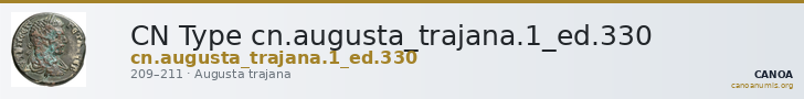 CN Type cn.augusta_trajana.1_ed.330 — CANOA