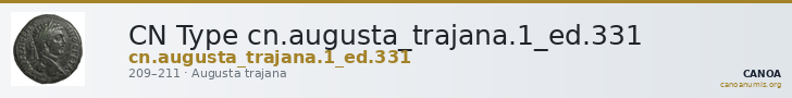 CN Type cn.augusta_trajana.1_ed.331 — CANOA