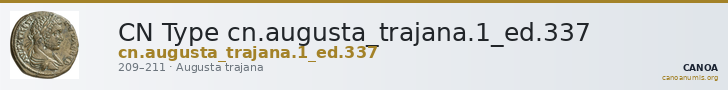 CN Type cn.augusta_trajana.1_ed.337 — CANOA
