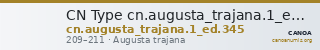 CN Type cn.augusta_trajana.1_ed.345 — CANOA