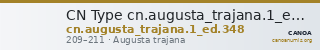 CN Type cn.augusta_trajana.1_ed.348 — CANOA