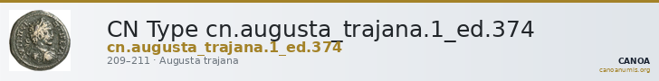 CN Type cn.augusta_trajana.1_ed.374 — CANOA