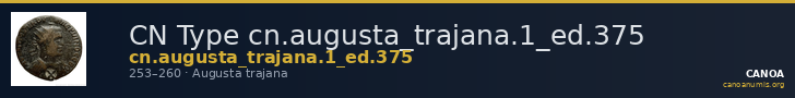 CN Type cn.augusta_trajana.1_ed.375 — CANOA