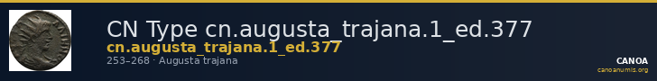 CN Type cn.augusta_trajana.1_ed.377 — CANOA