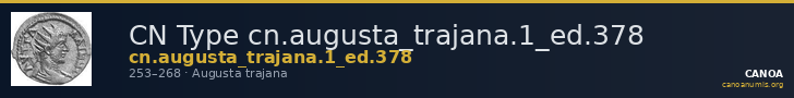 CN Type cn.augusta_trajana.1_ed.378 — CANOA