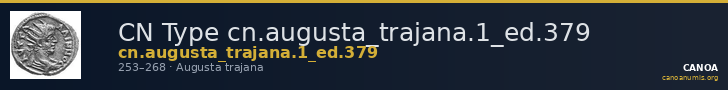 CN Type cn.augusta_trajana.1_ed.379 — CANOA