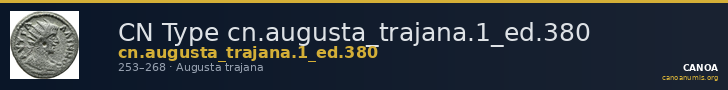 CN Type cn.augusta_trajana.1_ed.380 — CANOA