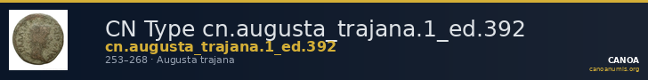 CN Type cn.augusta_trajana.1_ed.392 — CANOA
