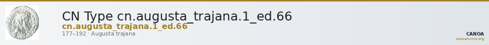 CN Type cn.augusta_trajana.1_ed.66 — CANOA