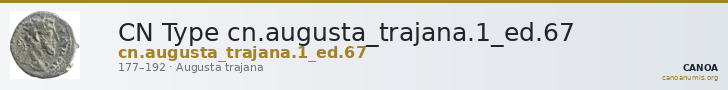 CN Type cn.augusta_trajana.1_ed.67 — CANOA