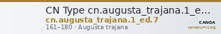 CN Type cn.augusta_trajana.1_ed.7 — CANOA