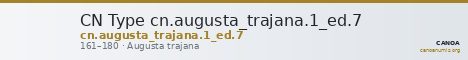 CN Type cn.augusta_trajana.1_ed.7 — CANOA