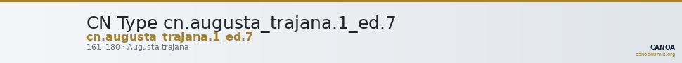 CN Type cn.augusta_trajana.1_ed.7 — CANOA