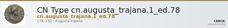 CN Type cn.augusta_trajana.1_ed.78 — CANOA