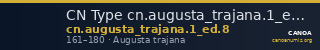 CN Type cn.augusta_trajana.1_ed.8 — CANOA